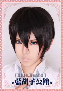 

Free! Nanase Haruka Cosplay Wigs High-temperature Fiber Synthetic Hair Black Short Hair With free hair net