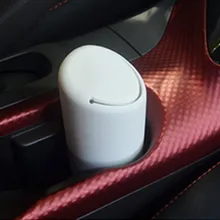 Мини-Автомобильный мусорный бак, силиконовая простая чашка для мусора, Универсальная Портативная мусорная корзина, авто интерьерное украшение для автомобиля, аксессуары