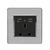 86UK socket 2USB