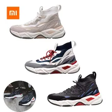 Xiaomi Mijia Freetie кроссовки мужская обувь мужские повседневные мужские модные кожаные дышащие носки дизайн EVA резина