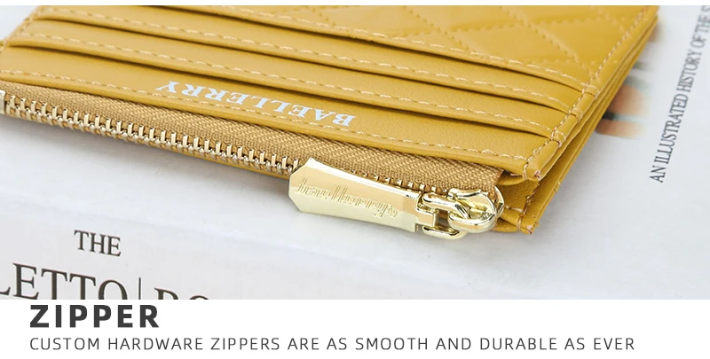 Women Small Wallet Credit Multi-Card Holder Package Fashion PU Function Zipper Ultra-Thin Organizer Case Student Lady Coin Purse