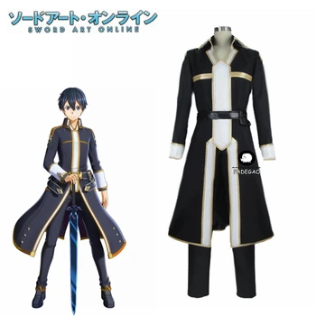 

Sword Art Online SAO Kirigaya Kazuto Kirito Cosplay Costume Party Christmas Halloween Custom Made Any Size