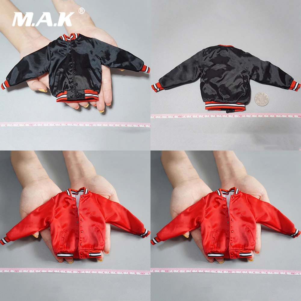 F-083 1/6 шкала мужская фигура одежда модная куртка красный/черный цвета модель для 12 дюймов человек тело аксессуары для корректировки фигуры