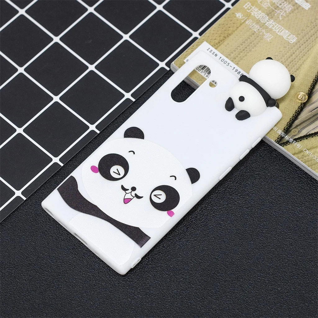 For Samsung Galaxy Note 10 6.3inch Panda New Personalized Print Phone Case Ultra Thin Soft Silicone Cute Cartoon Phone Case