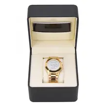 Мусульманские часы Стальные водонепроницаемые молитвенные наручные часы с голубой подсветкой EL Религиозные принадлежности мусульманские часы