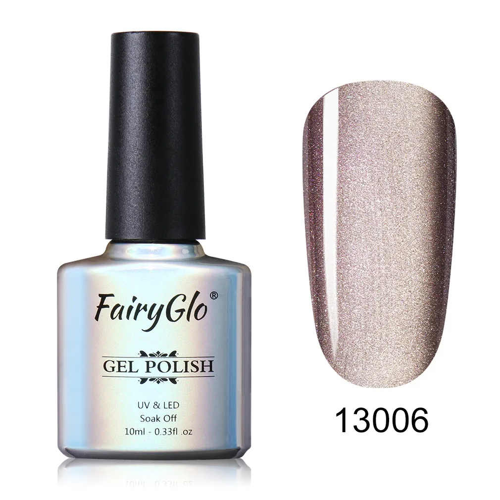 13006 FairyGlo, 10 мл, 5D, кошачий глаз, УФ-гель для ногтей, хамелеон, магический Гель-лак для ногтей, нужен магнит, палочка, Полупостоянный Гель-лак - Цвет: 13006