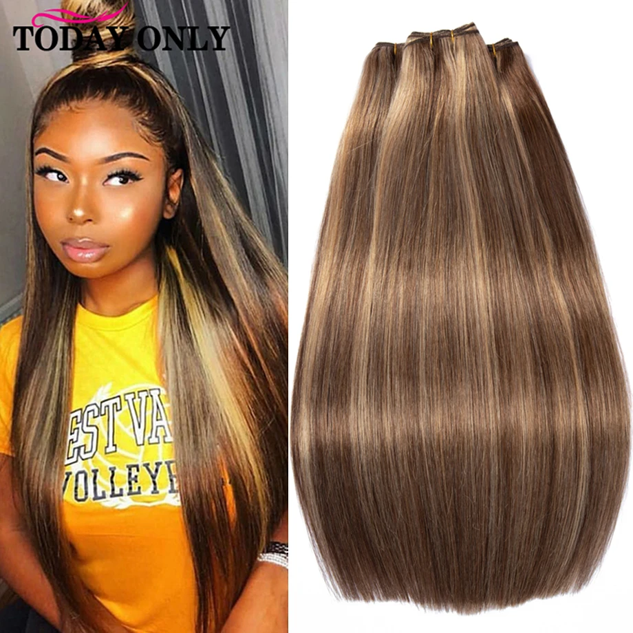 Highlight Straight Human Hair Bundles 28inch Brazilian Ombre Natural Hair  Extensions Weaving Virgin Remy Hair Bundles Today Only - Hair Weaving -  AliExpress