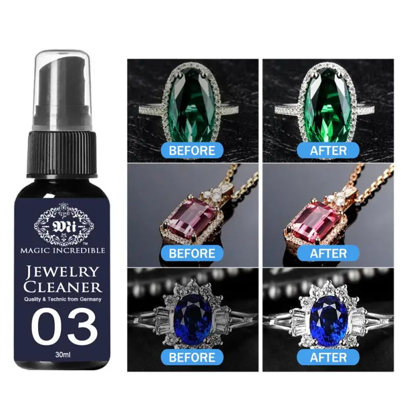 Jewelry Cleaner Watch Spray Versatile Rust Remover Anti Tarnish