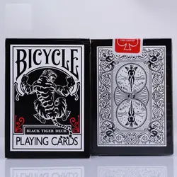 1 шт. велосипед черный тигр эллюсионист колода волшебные карты игральные карты покер крупным планом сценические фокусы для