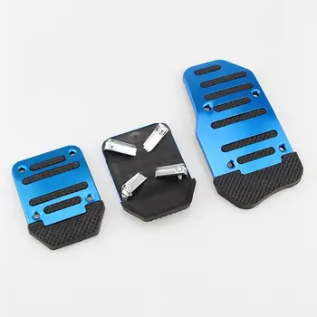 

2Pcs/3Pcs Aluminium Alloy Non-slip Car Automatic Accelerator Brake Foot Pedal Cover Treadle