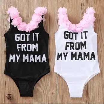 

Girls Baby Kids Flower Swimwear Swimsuit Backless Swimming Costume Bikini
