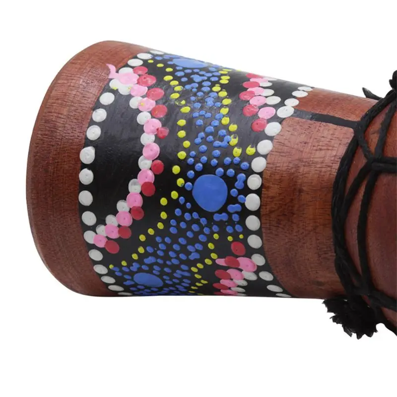 1 шт. 4 дюйма Профессиональный Африканский Djembe барабан Bongo дерево хороший звук музыкальная инструмент Лидер продаж