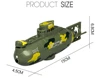 High speed motor Remote control 3311M Model 6CH simulation submarine Electric Mini RC Submarine Kids Children Toys gift For Boy ► Photo 3/6
