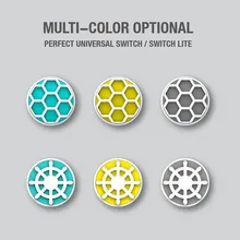 2 шт./компл. Rocker защиты Кепки Комплект Анти-скольжения контроллер джойстика ручка кнопка защитная крышка для переключателя Lite