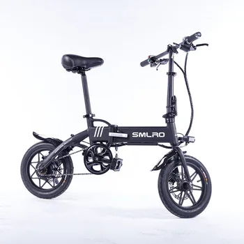 

14EF Folding E-bike 14inch Aluminum Alloy Travel Lightweight Portable Foldable Mini Electric Bicycle 250W Lithium Battery
