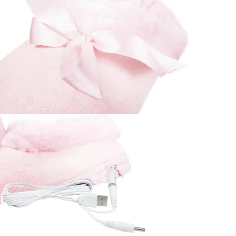 USB Electric Heating Slippers Heated Plush Shoe Warming Slippers For Keeping Foot Warmer Removable Washable Heating Boots
