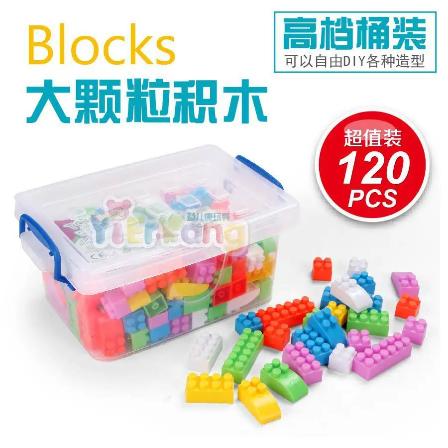 

Hot Sales-Environmentally Friendly Children Building Blocks Toy 1-2-3-6 a Year of Age Barrel Kids Plastic Puzzle Toy