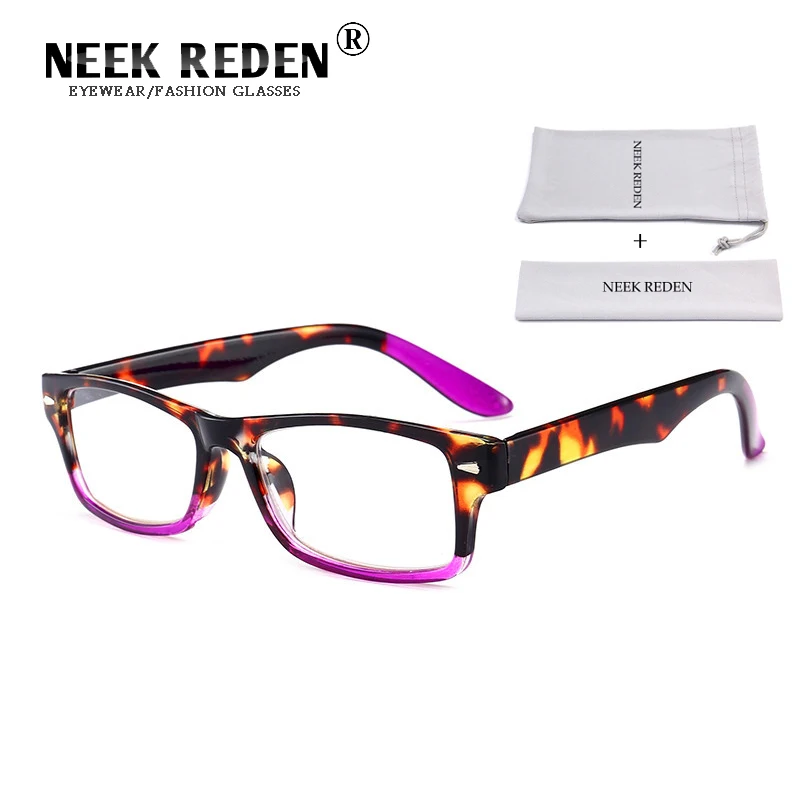 

Rectangular Men Reading Glasses Retro Presbyopia Eyeglasses Women Anti-Reflective Magnifier Eyewear Diopters +1.0 +1.5 To +4.0