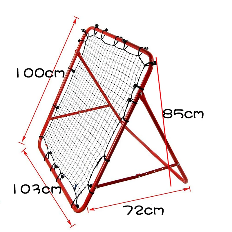 Fußball Rebound Schießen Net Hilfs Training Ausrüstung kinder Schnelle Pass Fußball Rebound Ziel Einstellbare Rebound Net