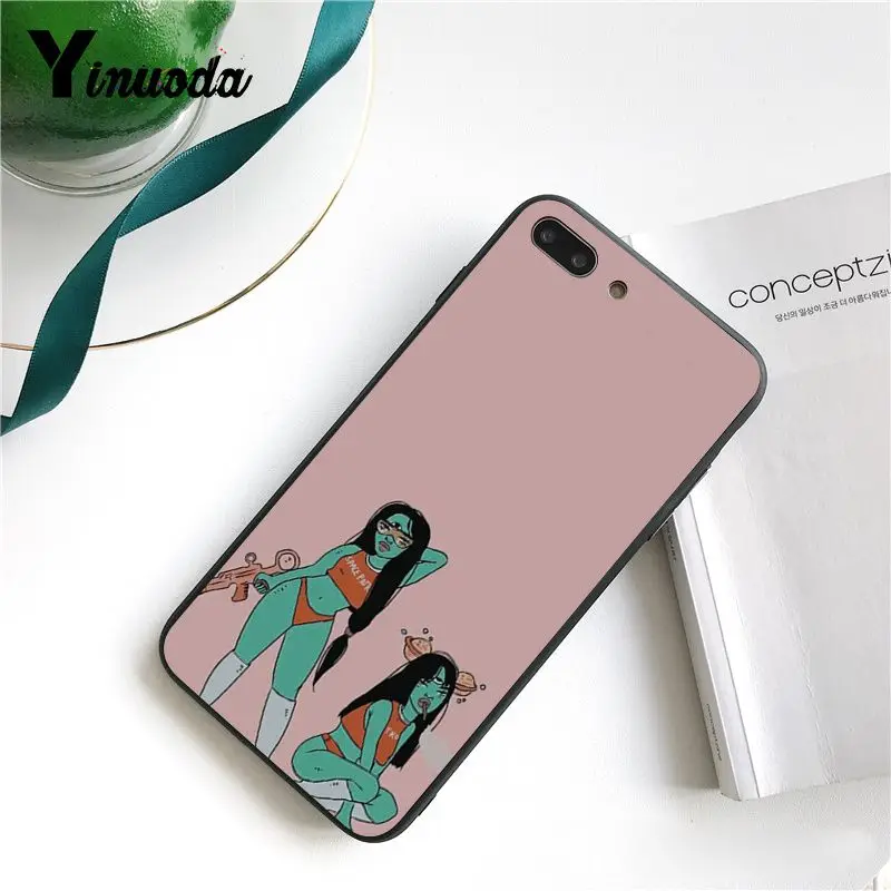 color Artistic illustration alien fashion girl