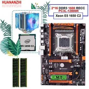 

HUANANZHI deluxe X79 LGA2011 motherboard with M.2 slot CPU Intel Xeon E5 1650 C2 3.2GHz RAM 32G(2*16G) DDR3 1600MHz RECC