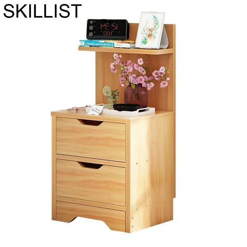 Legno mesita Noche Slaapkamer Корейская сторона европейская деревянная мебель для спальни