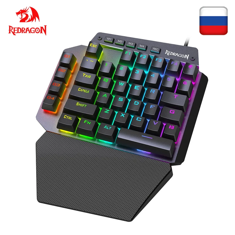 Redragon K5 Rgb 片手メカニカルゲーミングキーボードブルースイッチ 4 マクロキーアンドロイド Ios Windows Fps Lol Pubg ゲーム Mechanical Keyboard Rgb Keyboard Rgbmechanical Keyboard Aliexpress