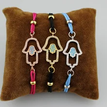 Регулируемый 10 шт/уп. Новое поступление. Разноцветный браслет с кубическим цирконием. Модный Ювелирный Браслет. Коннектор CZ charm