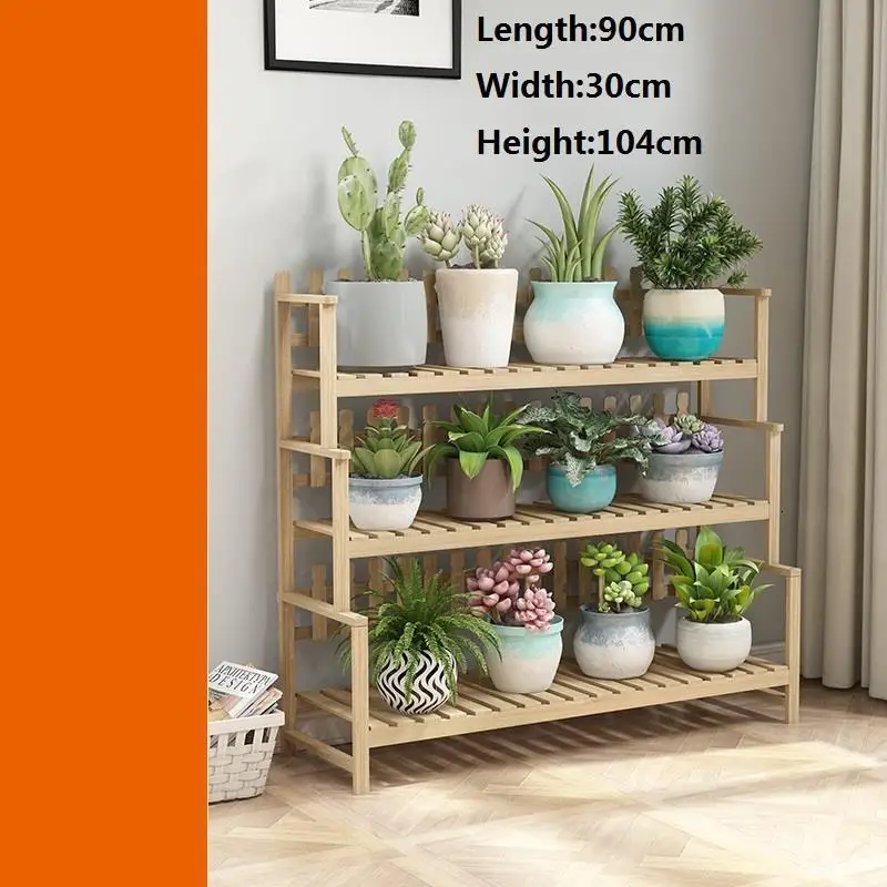 MODEL L Escalera Huerto Urbano Madera Крытый горшок садовые полки для Stojak Na Kwiaty балкон полка открытый цветок Dekoration завод Стенд - Цвет: MODEL L
