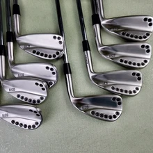 Клюшки для гольфа 113XF серебряные утюги для гольфа 3-9 Вт клюшки кованые клюшки для гольфа набор R/S сталь или графитовая клюшка для гольфа отправить шлем