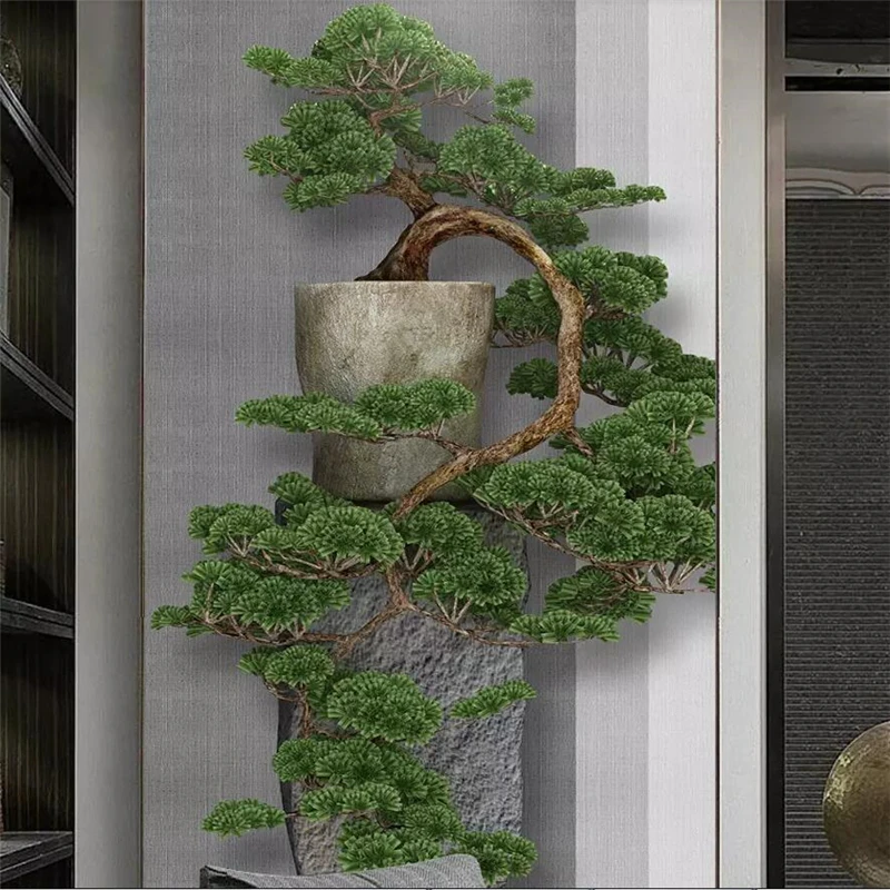 Обои на заказ 3D фото новый китайский Zen трехмерный HD сосновый крыльцо