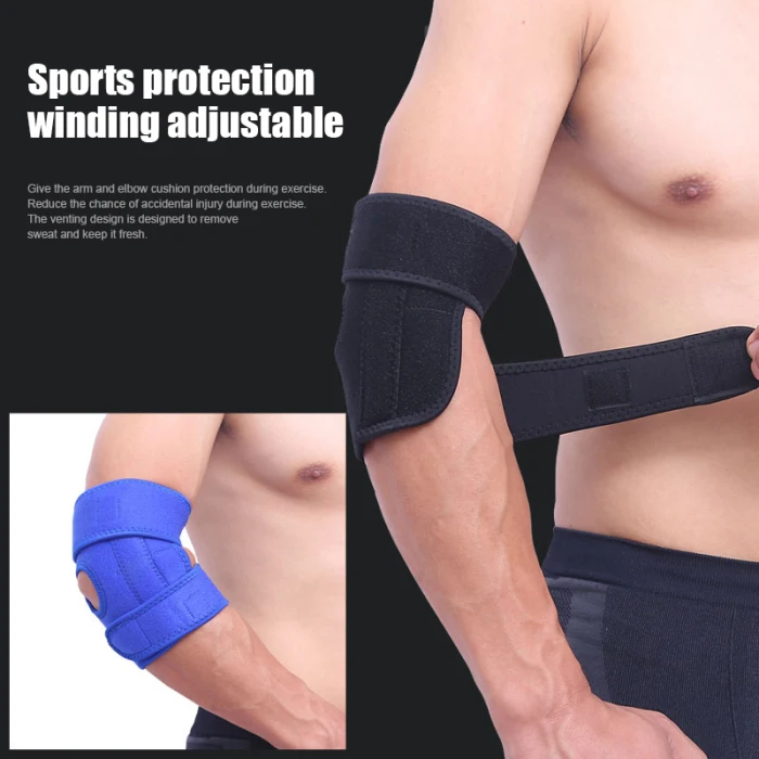 1pcs Elbow Support Pads Adjustable Breathable Sprained Elbow Wrap Support Brace FK88