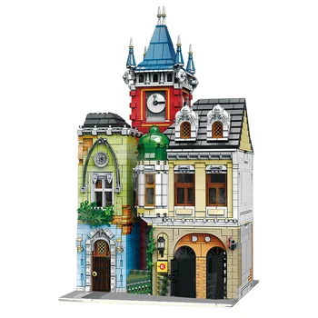 

1 Set MOC Old Pub Set Building Blocks Kids Toys Develop Observation & Imagination Toys Games