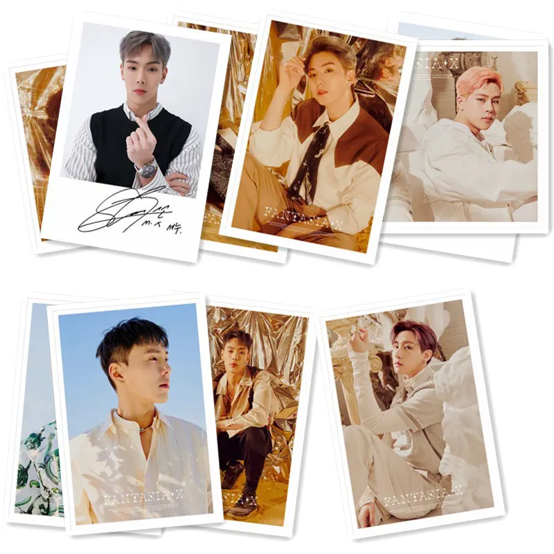 MONSTA X Signed Photo Cards with Gift Box