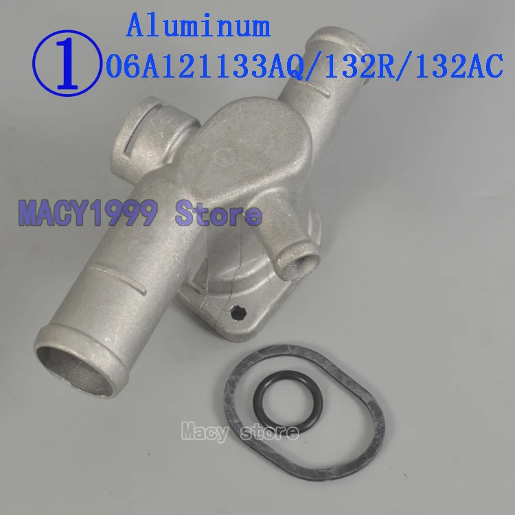 Coolant Hose Connector Aluminium alloy Supercharger Pipe Fit For Golf MK4 Bettle A3 S3 TT Seat Leon 1.6 1.8T