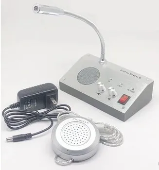 

Bank Office Store Station Dual-Way Window Counter Intercom Interphone Speaker