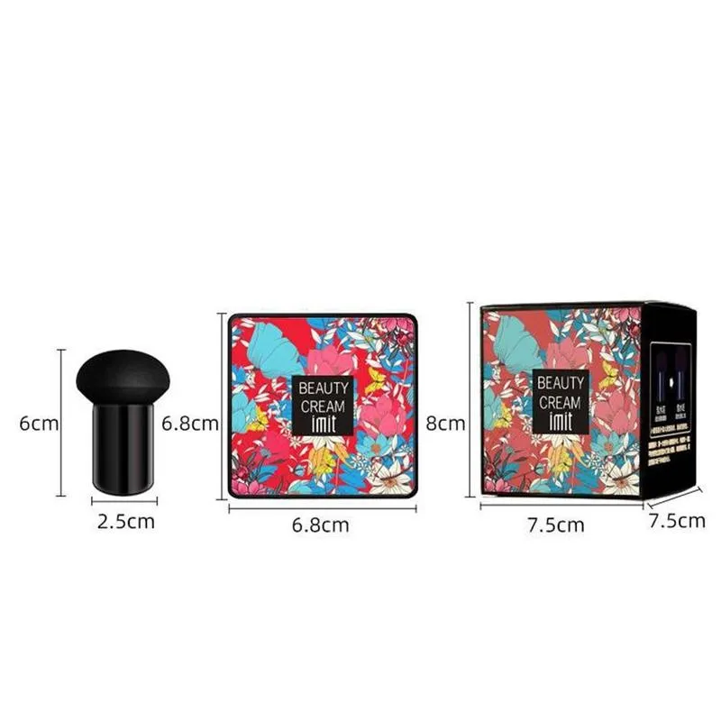 Mushroom Head Air Cushion CC Cream Natural Moisturizing Makeup Oil-control Foundation Cosmetics Cream Concealer BB Whitening