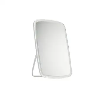 

Desktop LED Makeup Mirror Fill Light Mirror Portable Folding Looking Glass for Dormitory Office Home
