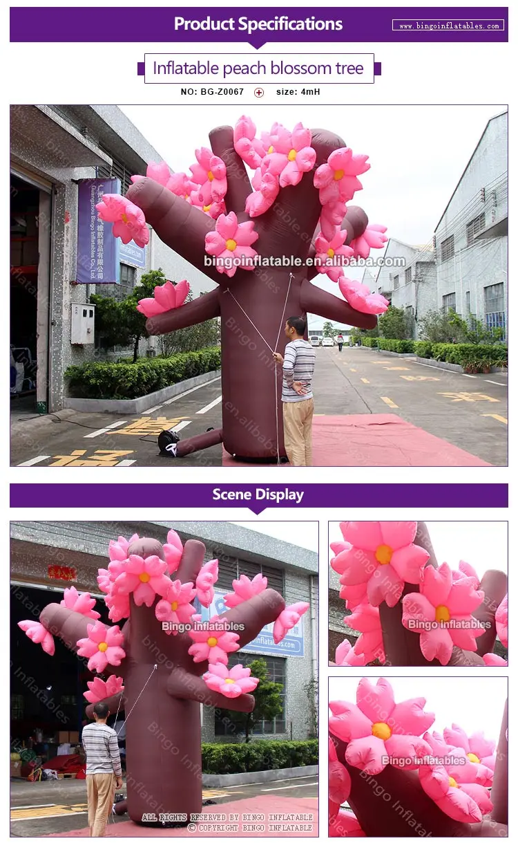 BG-Z0067-Inflatable peach blossom tree_1