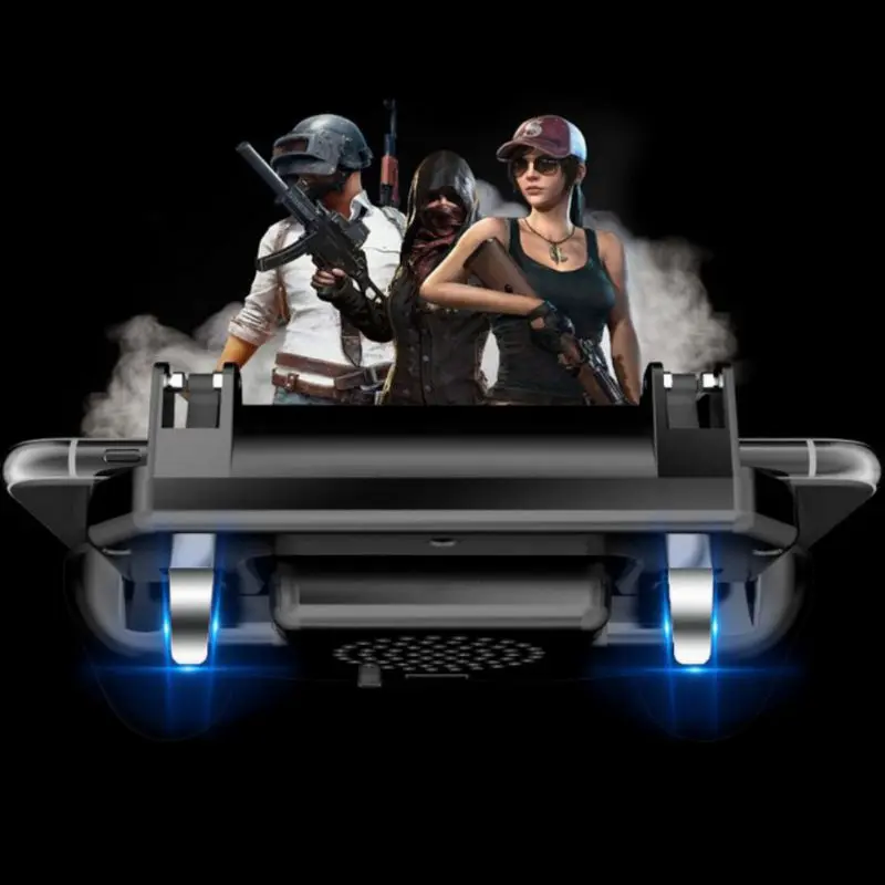  W10 Mobile Phone Game Controller Gamepad Joystick Fire Trigger For PUBG Fortnite