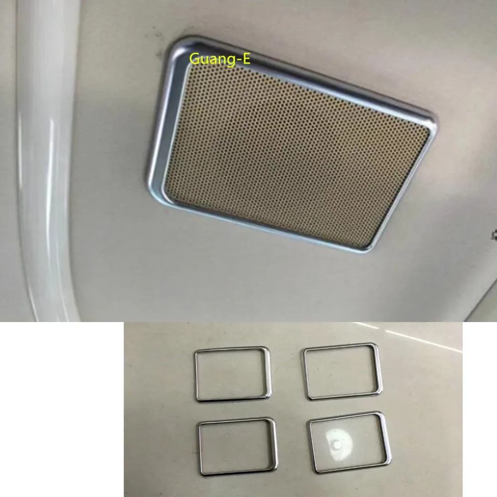 Car Styling Abs Matte Top Audio Roof Speak Sound Skylight Cover Ring Circle Trim For Toyota Alphard Vellfire 2016 2017 2018 2019 |