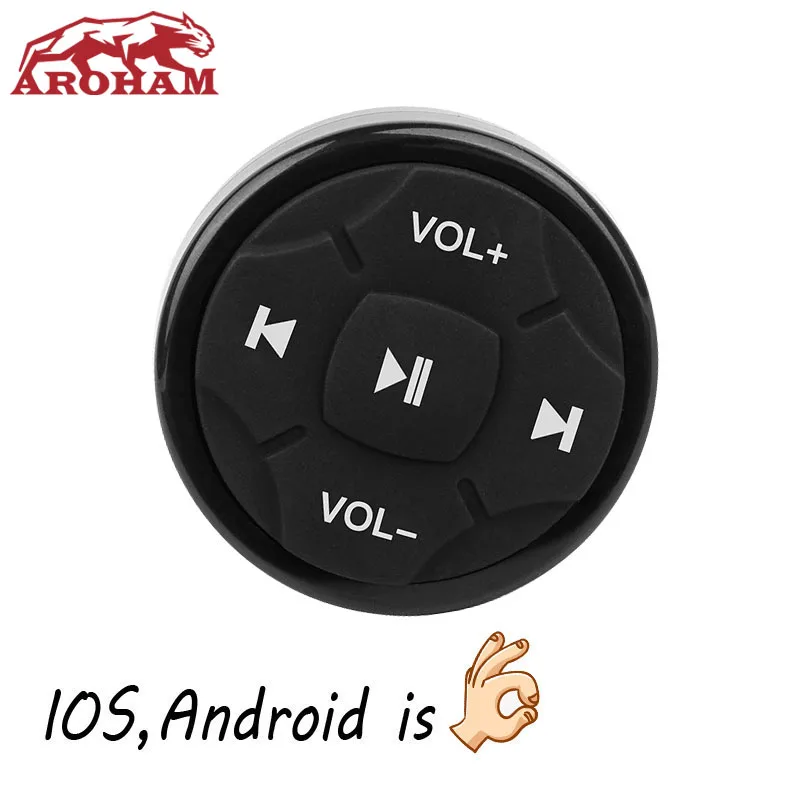 Universal vehicle Wireless Bluetooth Car Kit Steering Wheel Remote