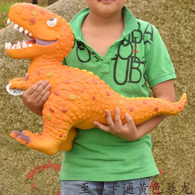 Стиль высшего мультфильма T-Rex Имитация Динозавра модели игрушки Детская развивающая Игрушечная модель детский подарок