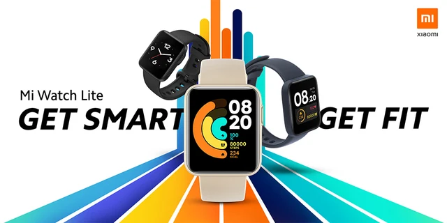 Xiaomi Mi Watch Lite Bluetooth Smart Watch GPS 5ATM Waterproof SmartWatch  Fitnes