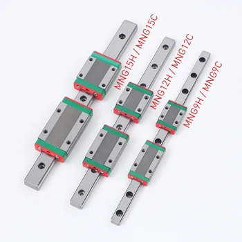 

Miniature Linear Guides Rail CNC Machine 3D Print Part Mini Linear Carriage Block Linear Guides MGN 9C 9H 12C 12H 15C 15H