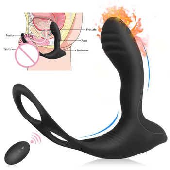 10 Frequency Male Prostate Massager Vibrator Wireless Remote Control Anal Plug G-spot Stimulator Butt Plug Sex Toy for Men 2