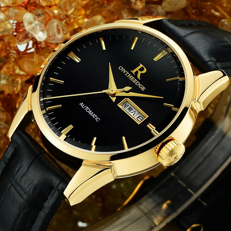 2021 new quartz watches men/woman leather week calendar watch waterproof 30M pin buckle diameter 38mm wrist watches for men woma