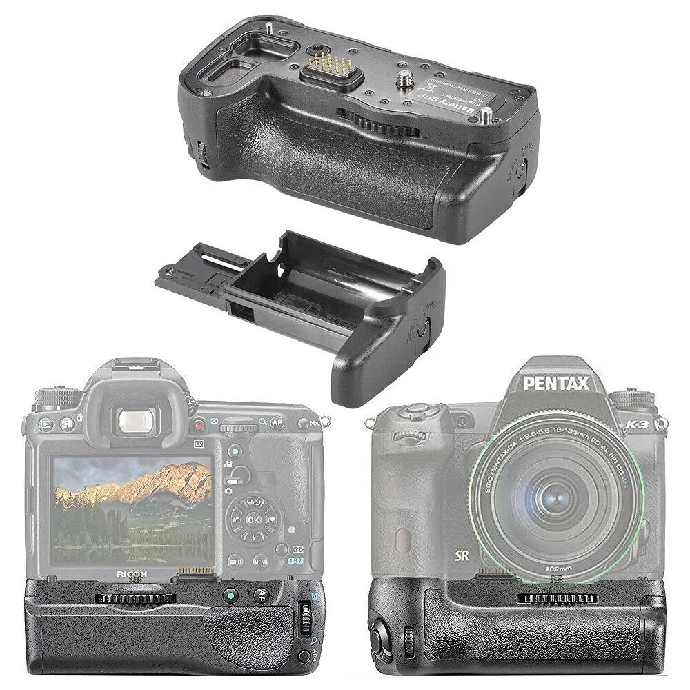 JINTU Multi-Power Vertical Battery Grip Pack Holder for Pentax K-3 K3 DSLR Camera AS D-BG5 work with D-Li90 or AA battery