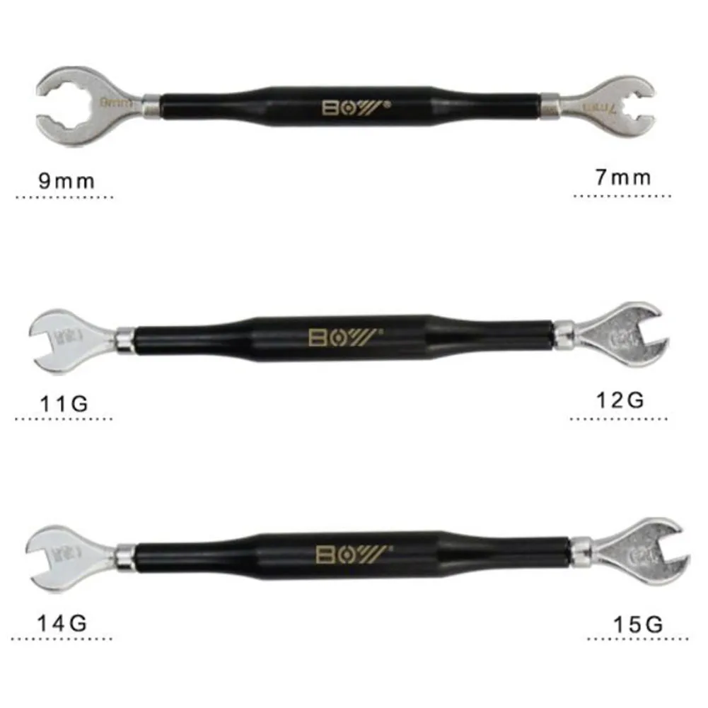 Wrench Manual Portable Rustless Universal Tool Spokes Heavy-duty Bicycle Repair Durable Carbon Steel