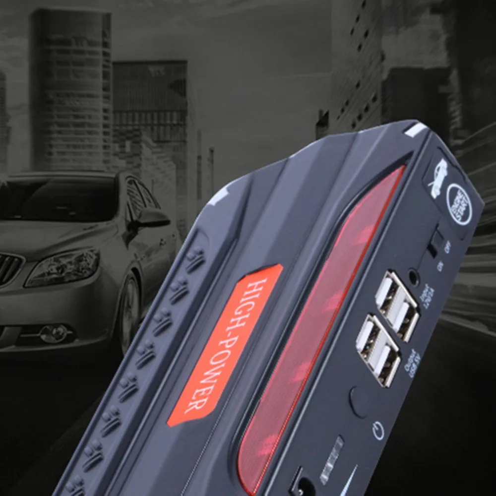Горячие USB пусковые устройства для автомобиля многофункциональное автомобильное аварийное зарядное устройство автомобильный аккумулятор питания водонепроницаемые пусковые поставки